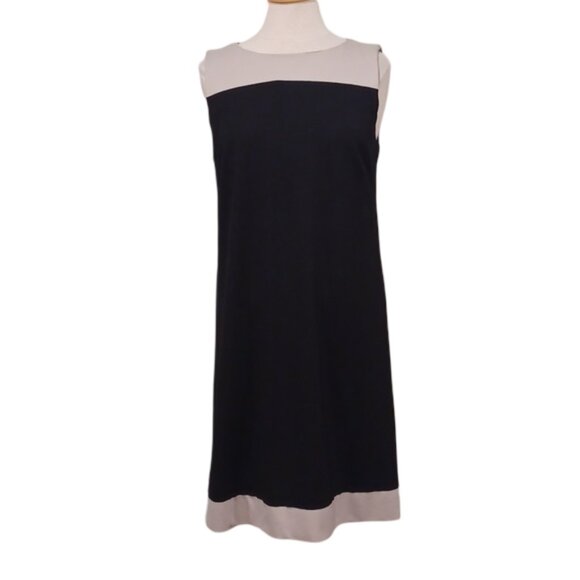 Edit by Jeanne Beker Colour Block Sleeveless Shift Dress- Sz. 10 - Picture 1 of 9